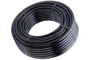 ALIESPAIN Tuyau de polyéthylène 40 mm agricole basse densité 40 mm pression maximum 4 bar. Bobine de 100 mètres. Couleur Noir