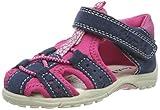 Weicher Gehcomfort Lurchi Baby Mädchen Maxy Sandalen, Blau (Jeans Pink 22), 24 EU