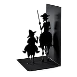 Balvi - Don Quijote Metall bookend. Inspiriert durch die Arbeit von Cervantes.