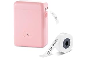 vretti Label Maker Machine with Tape, HP2 Portable Bluetooth Label Printer for Storage, Shipping, Barcode, Mailing, Office, Home, Organizing, Sticker Maker Mini Printer with Multiple Templates