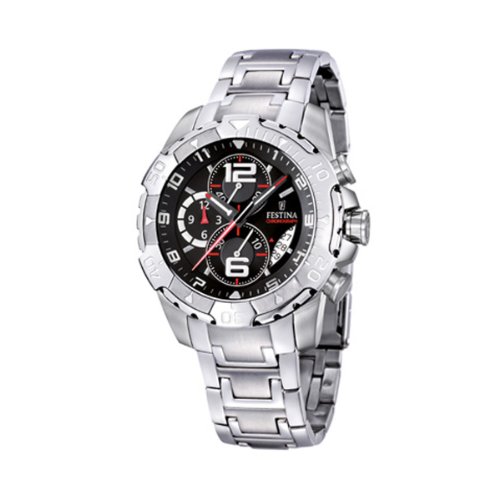 Festina Herren-Armbanduhr XL Sport Chronograph Quarz Edelstahl F16358/6