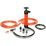 ECD Germany Multifunktionale Siphonpumpe Absaugpumpe Saugpumpe Umfüllpumpe Handpumpe Pumpe für Benzin Diesel Öl Wasser