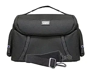 Vidpro CR-350 Medium Gadget Bag for DSLR Camcorders and Video Cameras Holds 1-2 Camera Bodies and 2 Additional Lenses Flashes or Other Accessories Configurable Velcro Dividers
