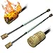 Produktbild Flames N Games Twin-Set-Deal Pro FEUERSTAB Alu Classic (M) 120cm (Docht: 2x65mm) Große Flammen! Ideal für Doppel Feuerstab Spinnerei! FeuerLangstab AKA Fire Staff Feuerartikel.