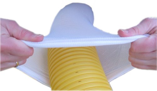 10m Drainagerohr DN50 gelb gelocht und 10m Filterschlauch F50 Profi-Set - 5