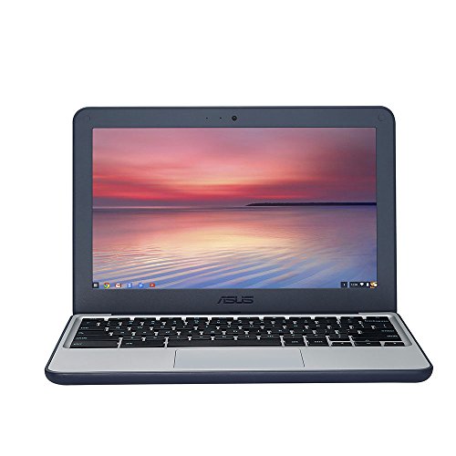 ASUS Chromebook C202SA-GJ0024 11 6-inch Laptop Intel Celeron N3060 1 6 GHz 2 48 GHz Turbo Processor  2GB RAM  16GB eMMC  HD Display  1366 x 768 Resolu