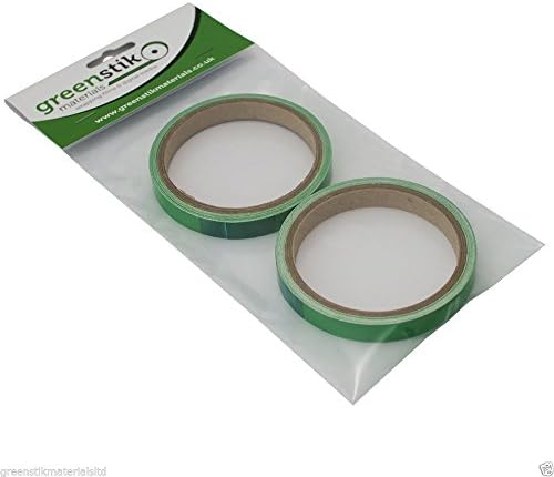 12mm x 10m Self Adhesive Coloured Vinyl Pinstripes Car, Vehicle Graphics & Detailing (Pinstripe Green 12mm)