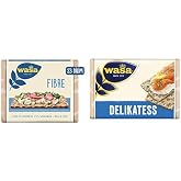 Wasa Lifli Gevrek Ekmek (Crispbread Fibre) 230 Gr ve Wasa İnce Gevrek Ekmek (Crispbread Delikatess) 270 g.