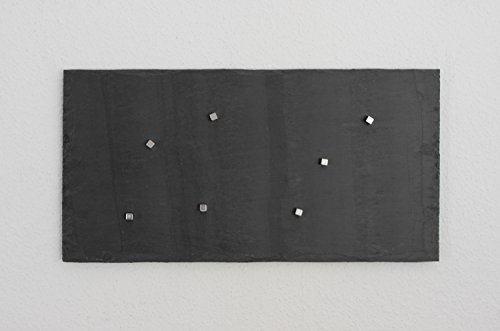 Schiefer Magnettafel (Echt Massiver Stein) ! – Pinnwand + Kreidetafel in 60 cm x 30 cm inkl. 7 Magnete Board Boulevard - 3