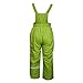 Outburst - Baby boy outdoor trousers Fleece Rain trousers Bib lined snow pants water repellent, green - 86grün