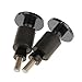 Generic Pair of Bike Bicycle Handlebar Handle Bar End Plug Safety Motorcycle - black RS.505.00