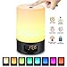 Produktbild IW.HLMF LED Wecker Aufwachen Nachttischlampe Nachtlicht Einstellbare Helligkeit Sonnenaufgang Funktion Touch Control Kinder Kinder Schlafzimmer USB