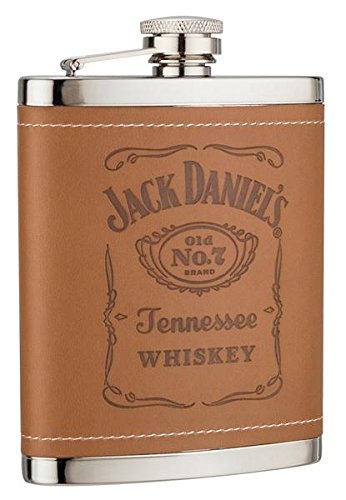 Jack Daniel ’s Tan Leder Flachmann - 3