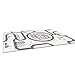 Produktbild ccfEncounter Kinderspielmatte, Fashion City Track Und Waldtier Baby Krabbeldecke, Geeignet FüR Schlafzimmer, Spielzimmer, Wohnzimmer Exklusive Baby-Matte, Haushalt Wasserdicht,A