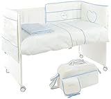 Naf 31983 Bettdecke mit Füllung, Nestchen, Utensilo, Sommerdecke, Wickeltasche, Wickelunterlage Heart