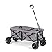 Price comparison product image SAMAX Hand Cart Wagen Trolley Garten Cool Bag Coaster Wagen Foldable Grey