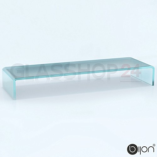 bijon® TV-Glasaufsatz Monitor Erhöhung (B/T/H) 800x300x130mm – satin - 3