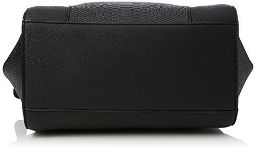 New Look Women's Snake Top-Handle Bag Black (Black)