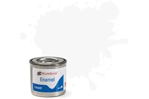 Best Price Square Enamel Paint, 14ML, NO 22 White - Gloss AA0240 by HUMBROL