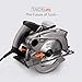 Scie Circulaire, Tacklife 1500W, 2 Lames Ø185mm (40T&24T) et Compatible avec 190mm,...