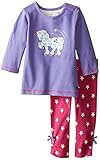Hatley Baby Girls 0-24m Infant L/S Tee & Legging Unicorn Clothing Set