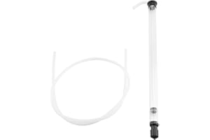 LAZMIN Auto Siphon for Brewing,Plastic Transparent Handhold Liquid Transfer Pump Tubing,Wine Making Supplies for Home Beer Wine Bucket Brewing