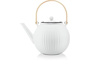 BODUM 11920-03 DOURO Porcelanowy dzbanek tłokowy z filtrem ze stali nierdzewnej, 1,5 l, N/C