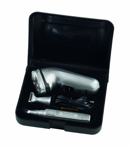 Signature S091 Cordless Shaving Kit - Black and Silver