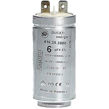 Condensatore Di Avviamento Motore 35 µF 450V - Con Conduttore Piatto Per Applicazioni Elettriche - Foto 10