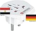 Price comparison product image Design Germany to use Egypt For Foreigners Connectors in D/EU Travel Adapter