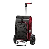 Räder: Extra leicht laufende Räder / Rad ist kugelgelagert für reibungsloses Rollen / Luftreifen für besonders schwere Einkäufe / Rad Durchmesser: 29 cm / abnehmbare Räder mit einem Handgriff