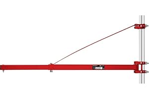 TOOLCRAFT TO-4985424 Bras articulé pour palan Capacité de charge (avec poulie) 600 kg Capacité de charge (sans poulie d