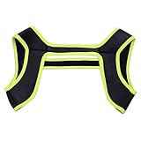 Material: neopreno. kangql - Arnés de Neopreno para Hombre, para Fitness, Entrenamiento, Deportes y Hombros, Negro, Medium