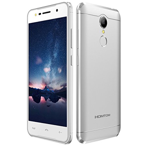 HOMTOM HT37 Smartphone 3G, 5.0 Inch HD, MTK6580 Quad-core CPU 1.3GHz, Android 6.0, 2GB RAM + 16GB ROM, 8.0MP+2.0MP Camera, 3000mAh, Doppia SIM - Argento
