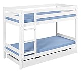  Literas \"KNUT BLANCA\" sin cortinas !!!OFERTA DOS SOMIERS GRATIS!!! - 90 x 190