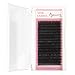 Beauty7 Black Individual Silk Tray Lashes Eyelashes for Eyelash Extension Natural J Curl 0.25mm Thickness 6-14mm Length Fake Eyelashes Individual Eyelash Extensions