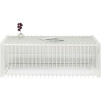 Kare 82719 MESITA BAJA ALAMBRE RECTANGULAR BLANCO