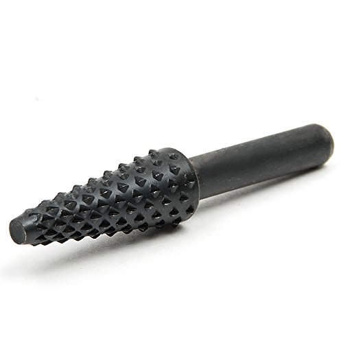 Fortag 10 tlg Raspel Set Raspelsatz Kugelfräser Zylinderfräser Zapfenfräser Konusfräser Rotary Feilen Raspeln Holz Bohrer Fräser-Set Bohrmaschine 10-29mm(Shank Durchmesser 6.2MM) - 6