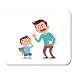 Produktbild Mouse Pads Discipline Child Father Scolding His Son Angry Dad Yells at Little Scared Kid Cartoon Style Parent Man Mouse Pad for notebooks,Desktop Computers mats 7.08 (Lx 8.66 (W) inch Office Supplies