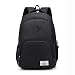 Produktbild XHHWZB Reise-Laptop-Rucksack, Berufsgeschäfts-Rucksack-Tasche mit USB-Ladeanschluss, dünne Leichte Laptop-Tasche, Wasserdichter Schulrucksack für Frauen-Männer (Farbe : Schwarz)