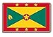 Produktbild Flag of Grenada fridge magnet - Kühlschrankmagnet