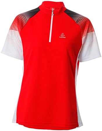 Loeffler Women's Triac Tivhzl Ladies Jersey Cycling Sports Shirt Top - Red - XX-Large