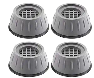 Texla 4 Pcs Washing Machine Stand Anti Vibration Pads Washer Foot Pads Dryer Heightening Pads Stabilizer Support Stand for Home