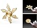 Produktbild Kinder Geburtstag Geschenk,Huihong Lustig Spielzeug Fidget Spinner Dreieck Single Finger Dekompression Gyro Hand Spinner Fingertip Gyro Spielzeug FüR Kinder Und Erwachsene Entlastung Stress (Gold)