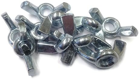 Zinc Plated Wing Nuts / Butterfly Nuts 8mm Pack of 50