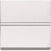 CABLEPELADO Niessen Zenit wide switch | 16AX / 250V | N2202BL | 44x44mm | Width | White | Compatible with Niessen Zenit serie