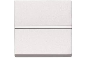 CABLEPELADO Conmutador ancho Niessen Zenit | 16AX / 250V | N2202BL | 44x44mm | Ancho | Blanco | Compatible con la serie Niessen Zenit.