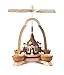Produktbild DREGENO Seiffen Pyramide Kirche, Holz, Natur, 17 x 17 x 25 cm,