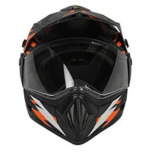 TVS Graphic 2 SM Full Face Helmet, Black