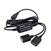 Produktbild DROK® DC 8-22V DC 12V auf 5V Power Converter Buck Converter Spannungswandler Doppel USB-Ladekabel Adapter